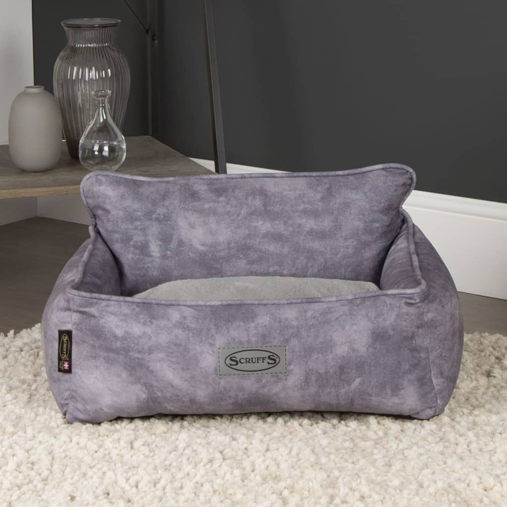 Scruffs & Tramps Cama para perros Kensington gris M 60x50 cm