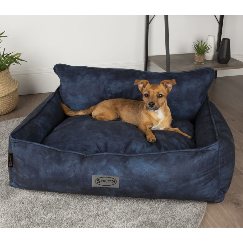 Scruffs & Tramps Cama para perros Kensington azul marino M 60x50 cm