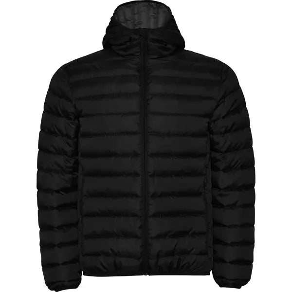 Chaqueta de hombre acolchada con relleno tacto pluma y capucha fija ajustada Vetonek Vetonek