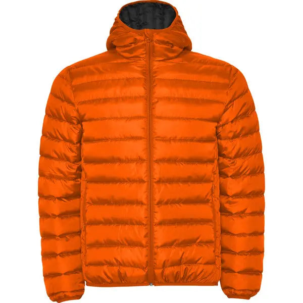 Chaqueta de hombre acolchada con relleno tacto pluma y capucha fija ajustada Vetonek Vetonek