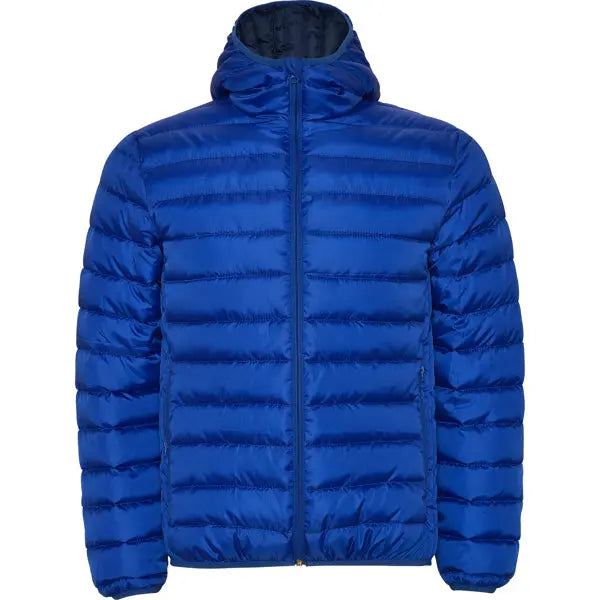 Chaqueta de hombre acolchada con relleno tacto pluma y capucha fija ajustada Vetonek Vetonek