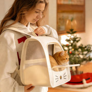 Pet Carrier Backpack, Travel Bag for Small Dogs and Cats, Breathable Mesh Car & Outdoor Carrier - Vetonek
