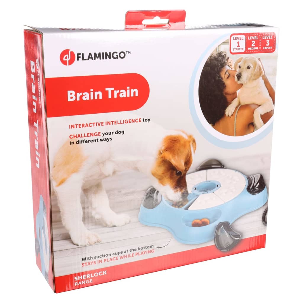 FLAMINGO Juguete interactivo para perros Sherlock 28,8x28,8x8,6 cm vidaXL