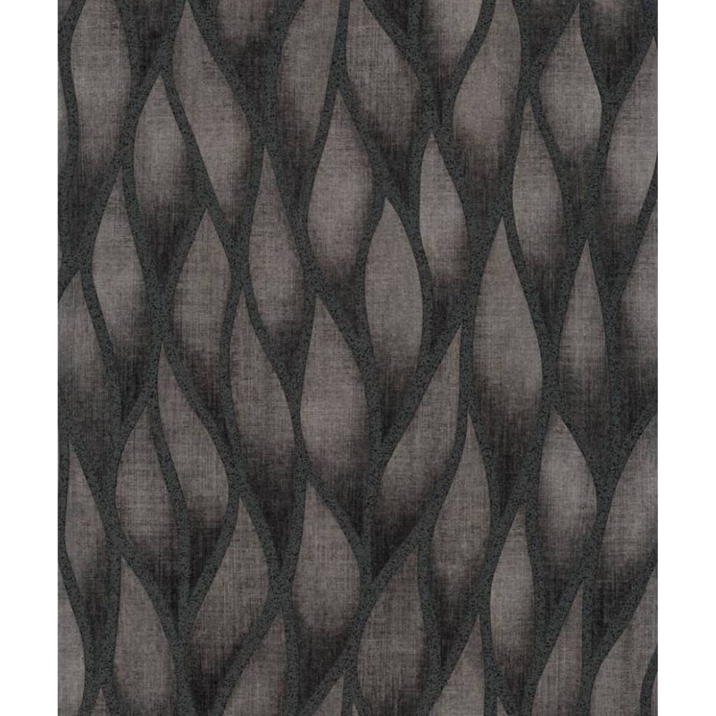 Noordwand Papel de pared Topchic Flames and Drops gris metalizado Noordwand