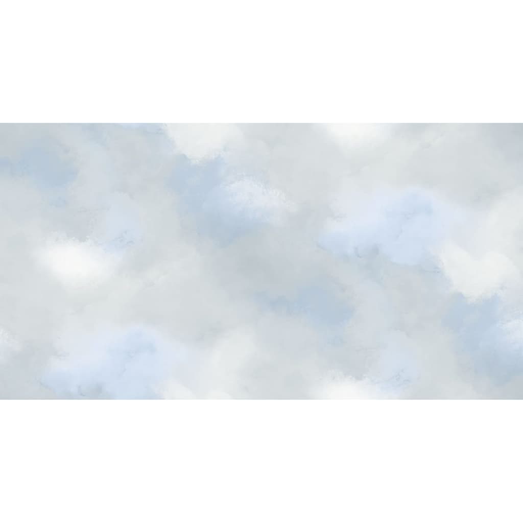 Noordwand Papel de pared Good Vibes Paint Clouds azul y gris vidaXL