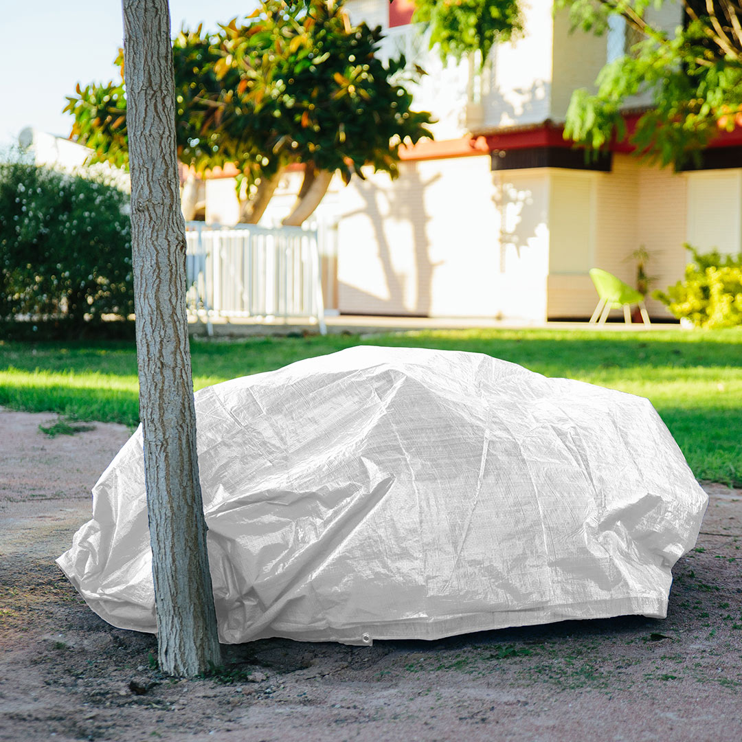 Toldo Reforzado Blanco para Protección Externa Vetonek