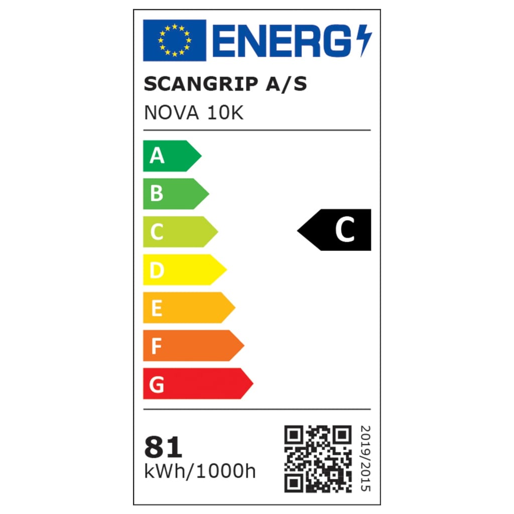 Scangrip Luz de trabajo LED COB Nova 10K 10000 lm 84 W vidaXL