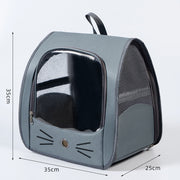 Pet Carrier Backpack, Travel Bag for Small Dogs and Cats, Breathable Mesh Car & Outdoor Carrier - Vetonek