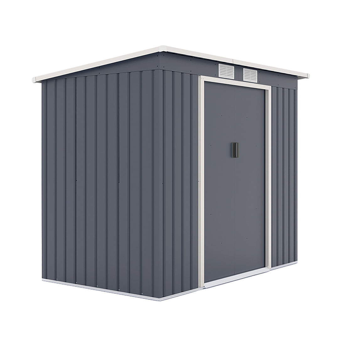 Caseta metálica estándar gris para exterior e interior Vetonek