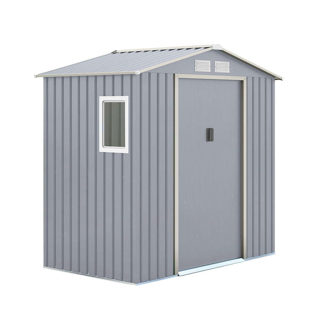 Caseta Metálica High Door Córcega Gris - Resistente y Funcional Vetonek