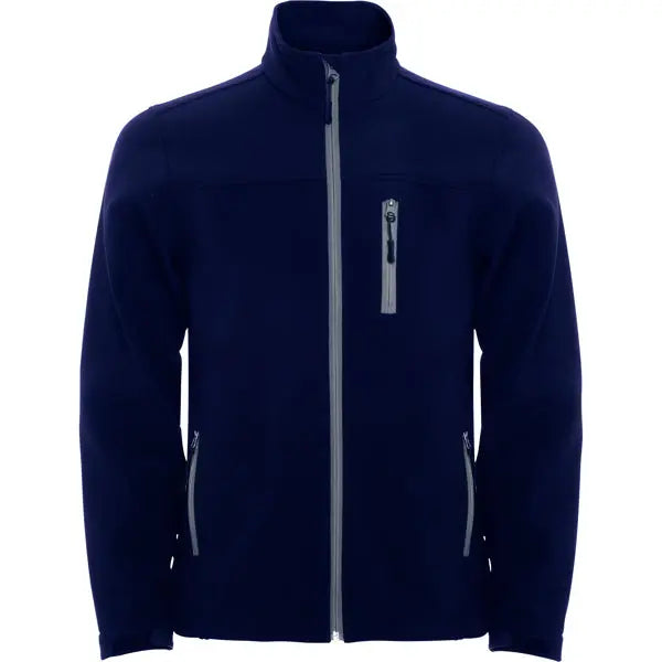 Softshell compuesto por 2 capas, con cremallera invertida efecto sellado, con protector de barbilla combinada y tirador Vetonek Vetonek