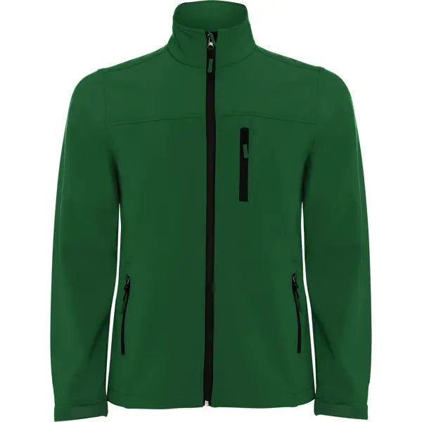 Softshell compuesto por 2 capas, con cremallera invertida efecto sellado, con protector de barbilla combinada y tirador Vetonek Vetonek