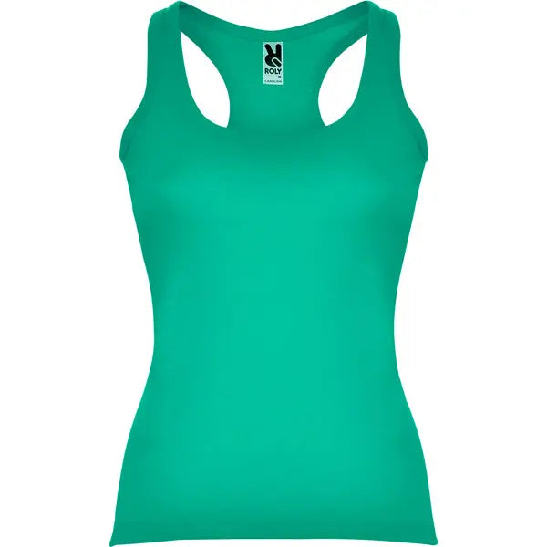 Camiseta entallada, con sisas y escote ribeteado, ancho y enrollado Vetonek Vetonek