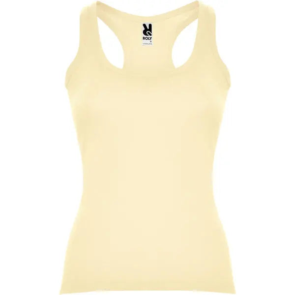 Camiseta entallada, con sisas y escote ribeteado, ancho y enrollado Vetonek Vetonek