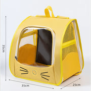 Pet Carrier Backpack, Travel Bag for Small Dogs and Cats, Breathable Mesh Car & Outdoor Carrier - Vetonek