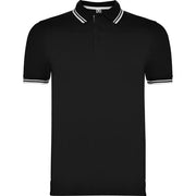 Polo de manga corta, cuello con tapeta de 3 botones a tono Vetonek Vetonek