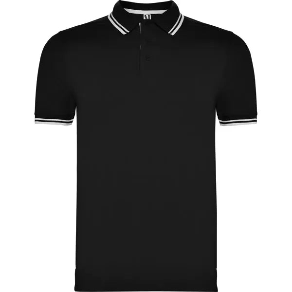 Polo de manga corta, cuello con tapeta de 3 botones a tono Vetonek Vetonek