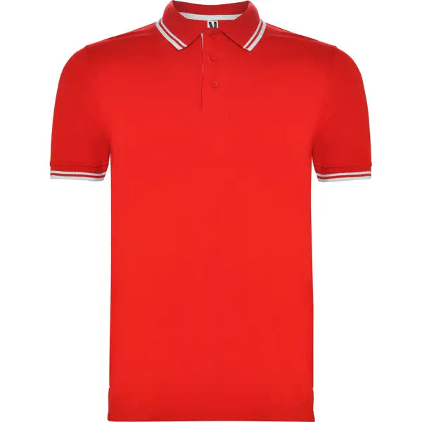 Polo de manga corta, cuello con tapeta de 3 botones a tono Vetonek Vetonek
