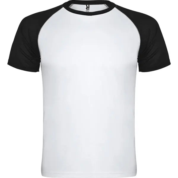 Camiseta deportiva de manga corta estilo ranglan en contraste Vetonek Vetonek