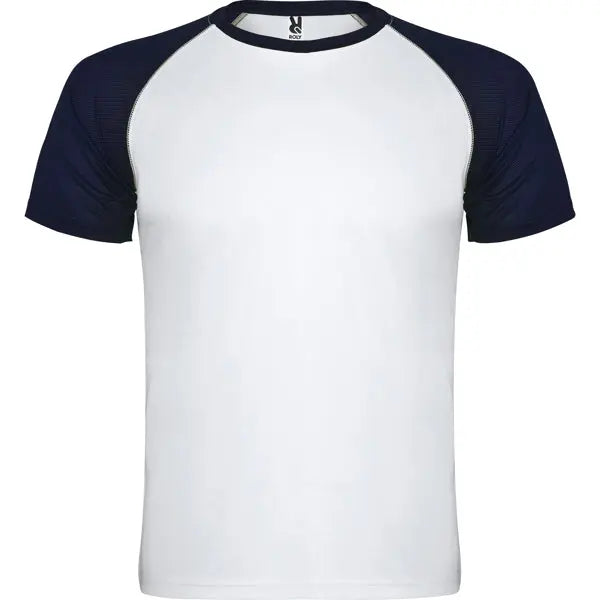 Camiseta deportiva de manga corta estilo ranglan en contraste Vetonek Vetonek