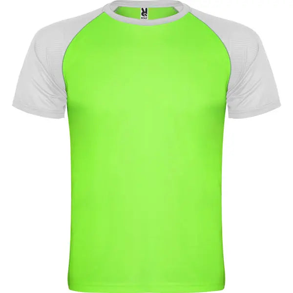 Camiseta deportiva de manga corta estilo ranglan en contraste Vetonek Vetonek