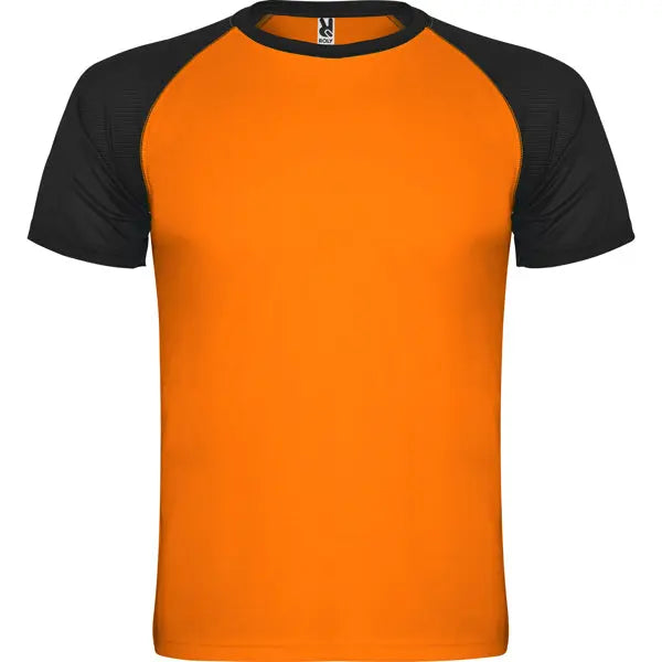 Camiseta deportiva de manga corta estilo ranglan en contraste Vetonek Vetonek