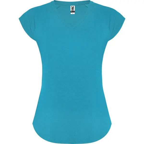 Camiseta técnica multi-deporte de mujer manga corta estilo manga ranglan Vetonek Vetonek