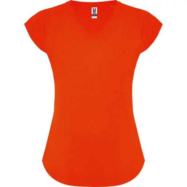 Camiseta técnica multi-deporte de mujer manga corta estilo manga ranglan Vetonek Vetonek