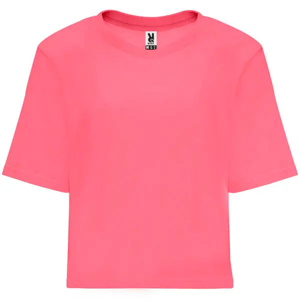 Camiseta de talle corto y holgado para mujer con manga corta Vetonek Vetonek