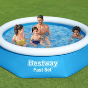 Fast set piscina hinchable redonda 244x66 cm 57265 v9995 Vetonek