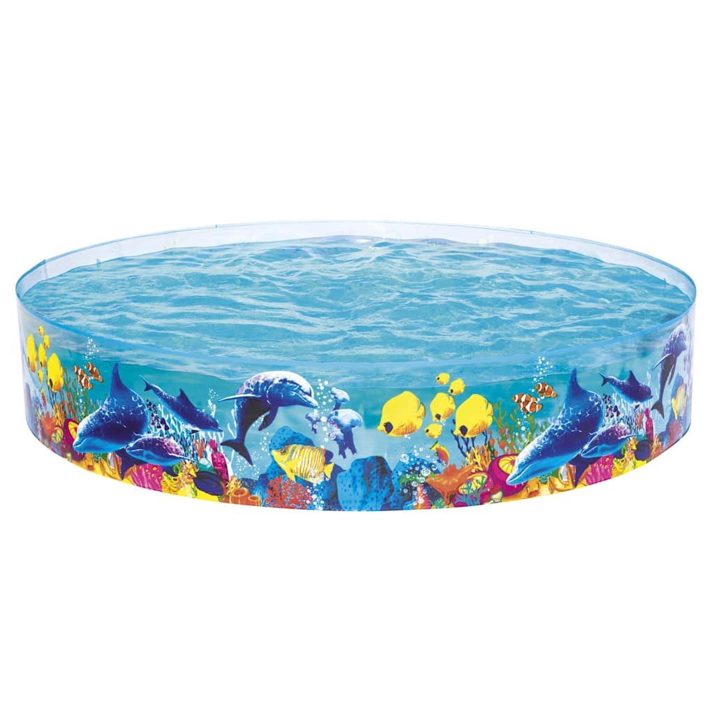 Piscina Fill 'n Fun Odyssey de 244x46 cm ideal para jardines y actividades al aire libre.