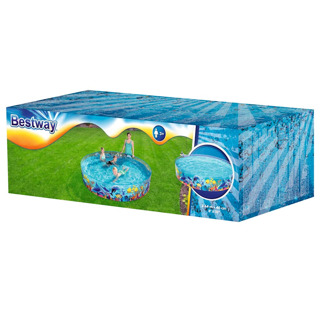 Piscina Fill 'N Fun Odyssey 244x46 cm vidaXL