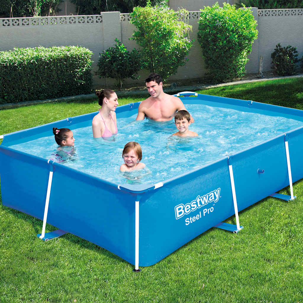 Vetonek Piscina Steel Pro con estructura de acero 259x170x61cm 56403