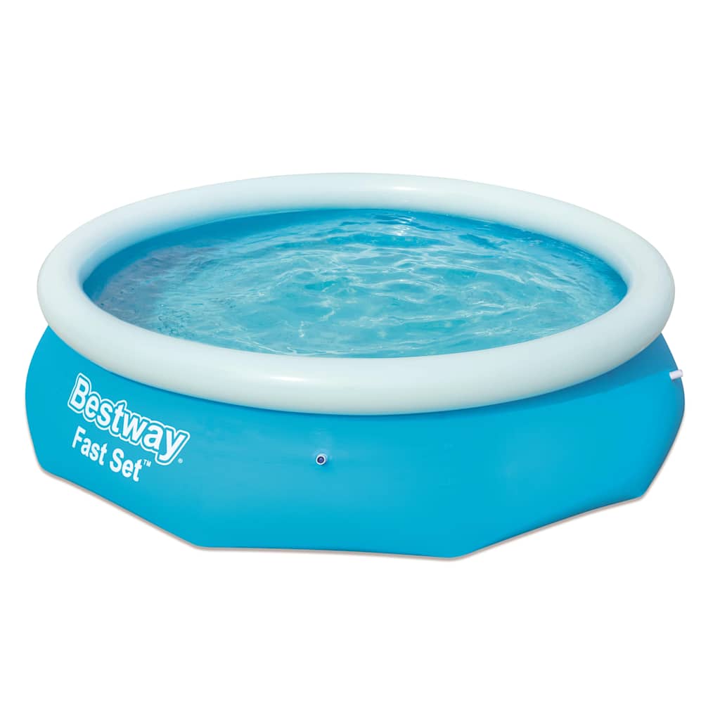 Piscina redonda inflable Fast Set 57266 de 305x76 cm ideal para jardines y exteriores.
