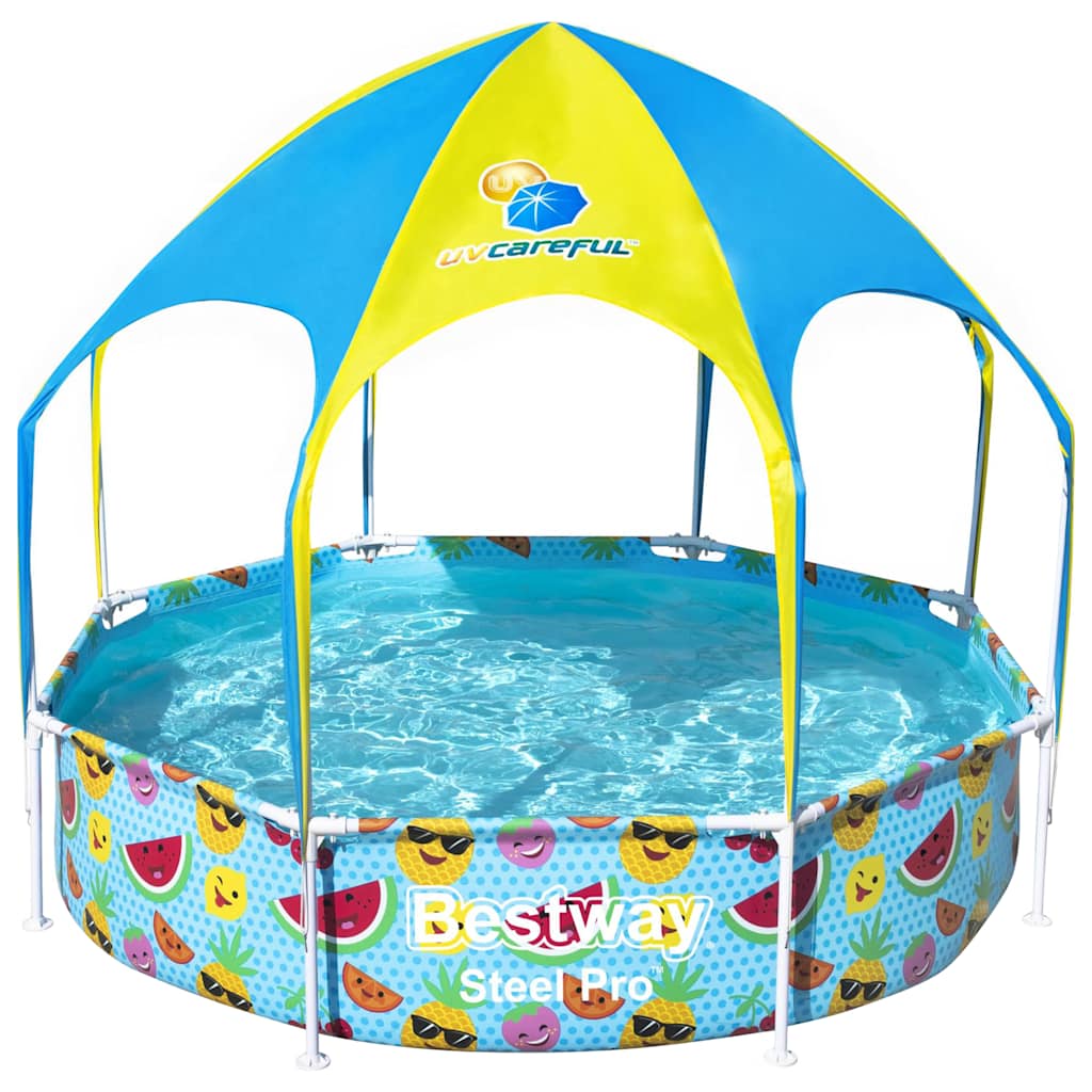 Piscina elevada para niños Steel Pro UV Careful 244x51 cm vidaXL