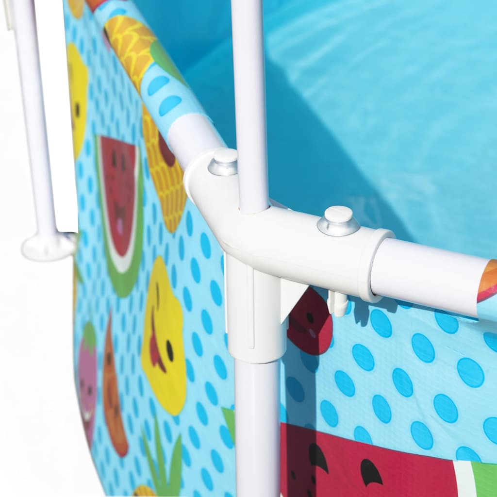 Piscina elevada para niños Steel Pro UV Careful 244x51 cm vidaXL