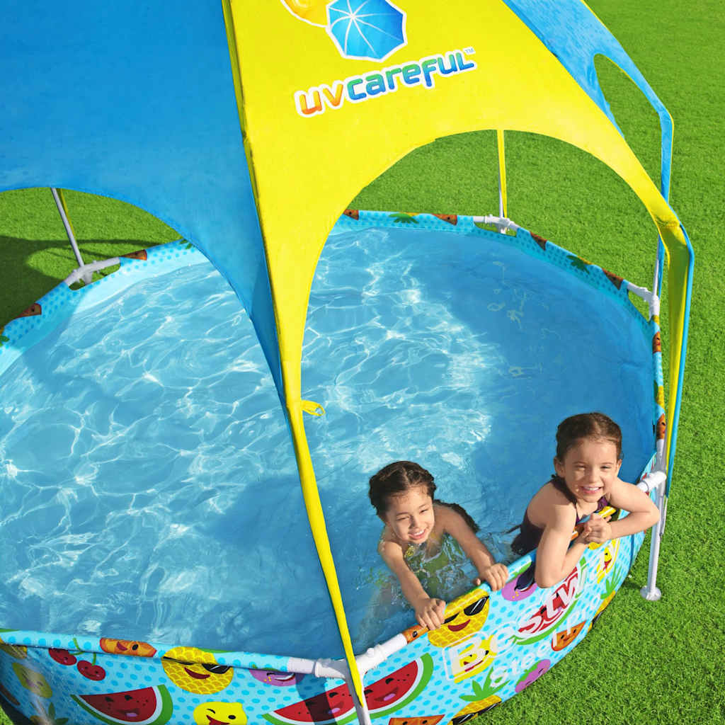 Piscina elevada para niños Steel Pro UV Careful 244x51 cm vidaXL