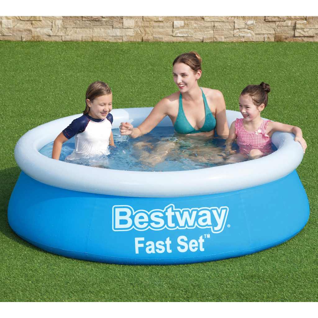 Vetonek Piscina hinchable Fast Set redonda azul 183x51 cm