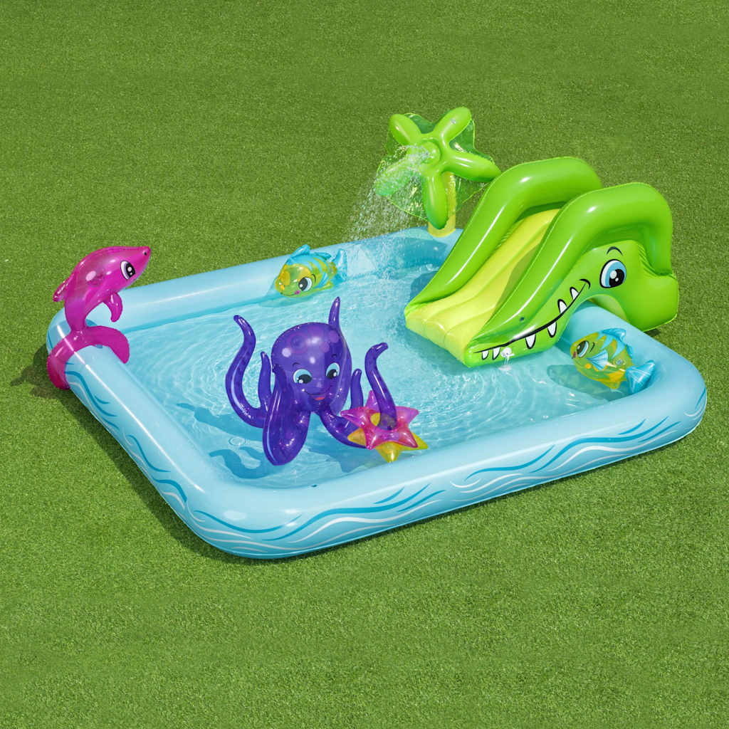 Piscina de juego Fantastic Aquarium 239x206x86 cm ideal para jardines y diversión al aire libre.