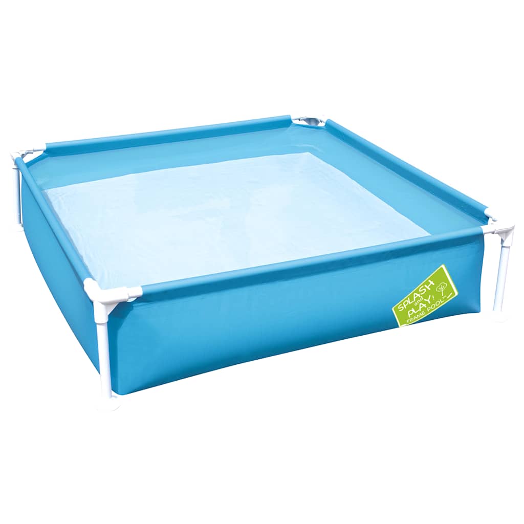Piscina My First Frame de 122x122x30,5 cm ideal para jardines y espacios exteriores.