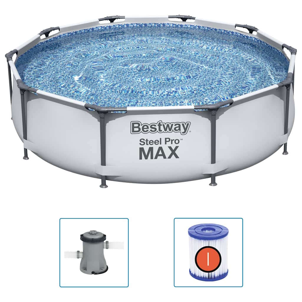 Set de piscina Steel Pro MAX 305x76 cm