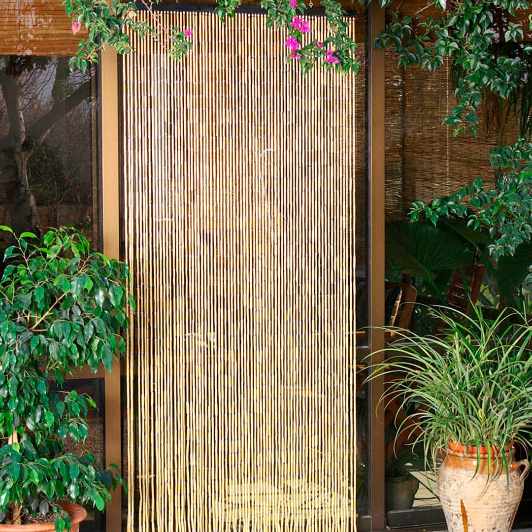 Cortina de Puerta Hong Kong Marfil - Elegancia Natural Vetonek