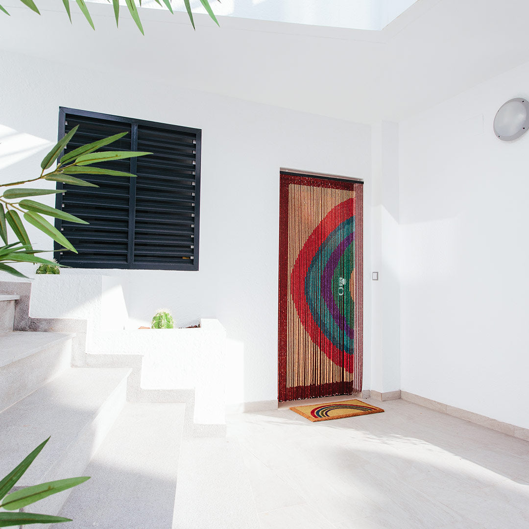 Cortina de Madera Rainbow - Decoración Natural para Tu Hogar Vetonek