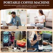 Máquina de Café Espresso Portátil 3 en 1 – Café Perfecto en Cualquier Lugar - Vetonek