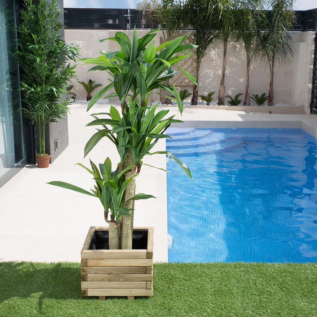 Planta Artificial Dracena - Decoración Sin Mantenimiento Vetonek