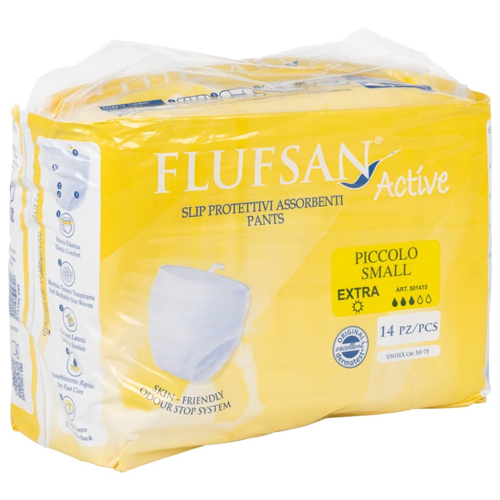 Flufsan Bragas para incontinencia de adultos 14 piezas talla S