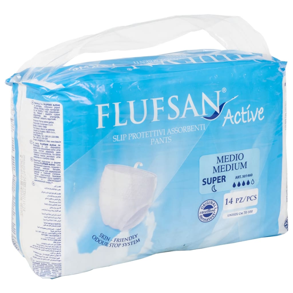 Flufsan Bragas para incontinencia de adultos 14 piezas talla M