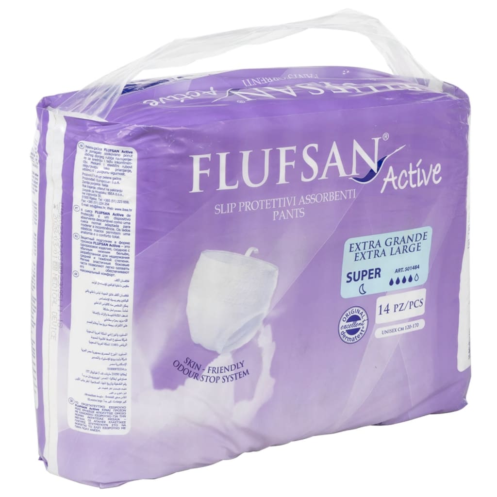 Flufsan Bragas para incontinencia de adultos 14 piezas talla XL