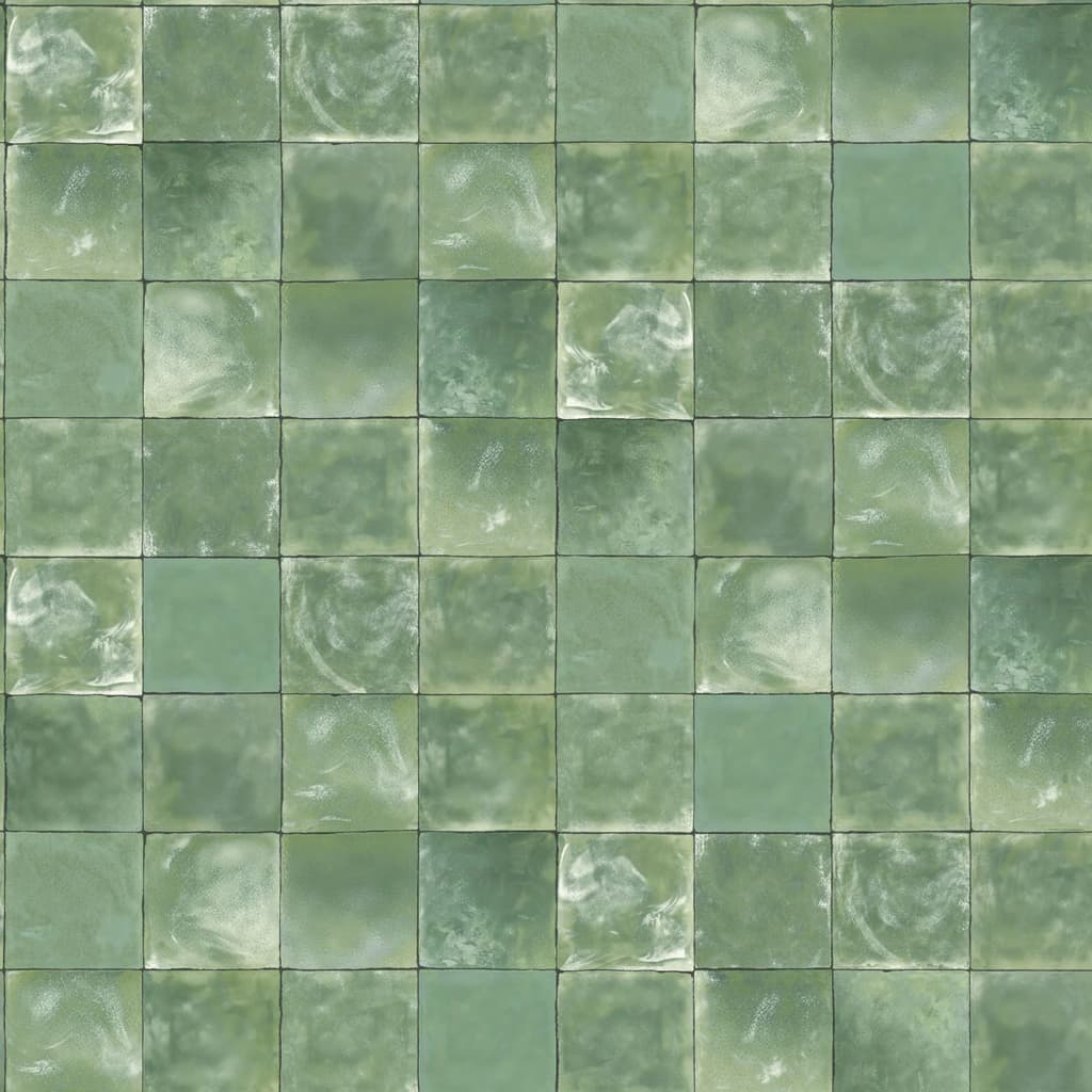 Noordwand Papel de pared Evergreen Tiles verde Noordwand