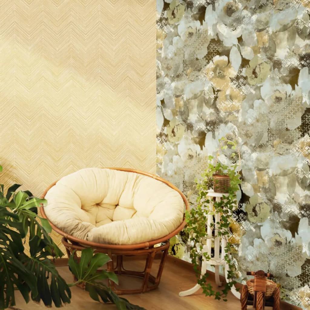 Topchic Papel de pared Herringbone beige Noordwand